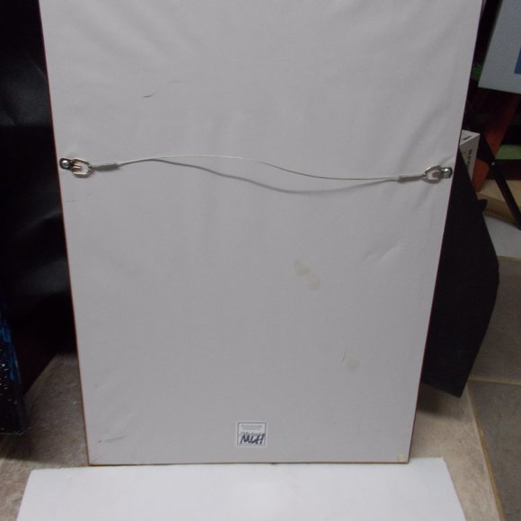 Beautiful watercolor & ink painting approximately 19.5"x13.5", framed - Picture 3 of 6